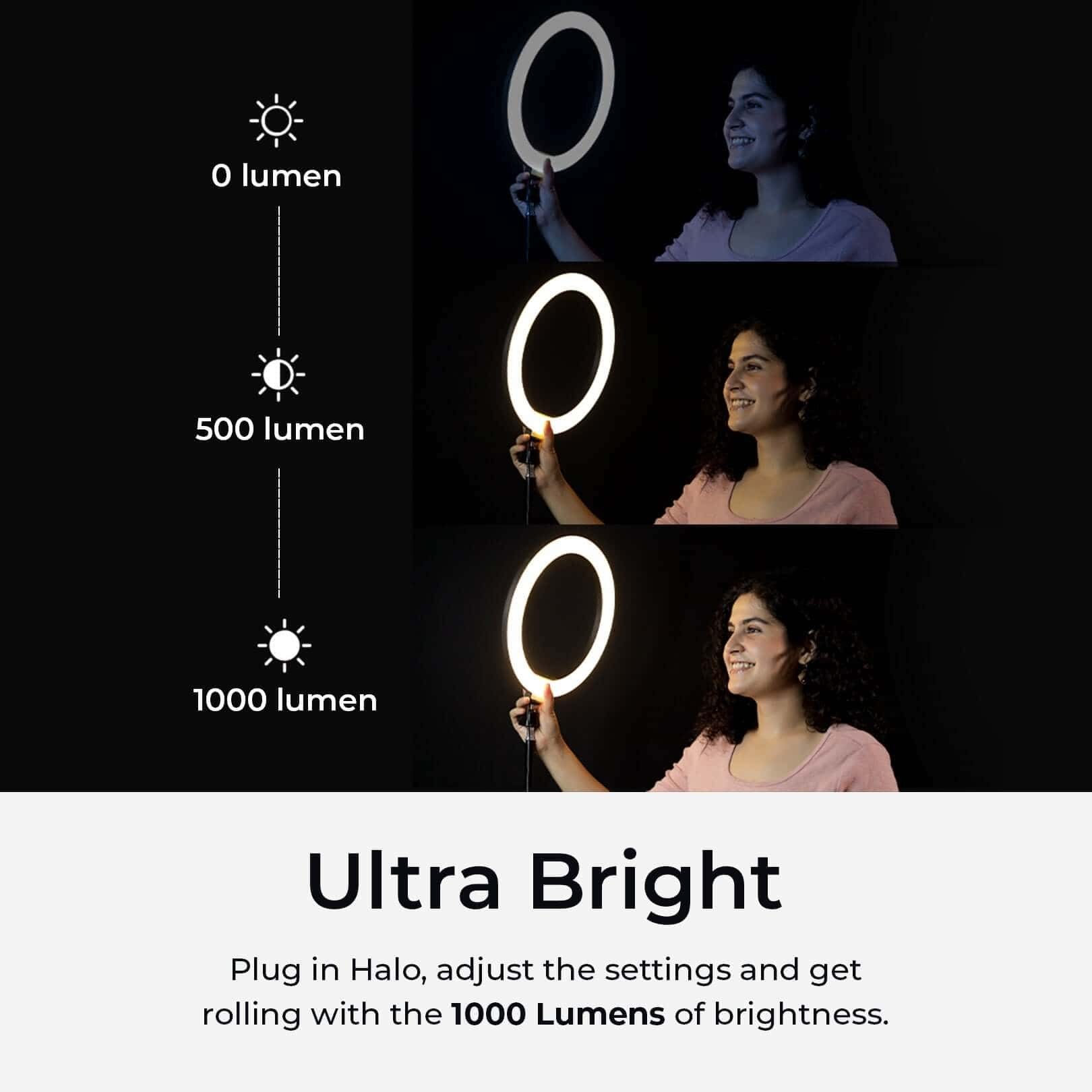 Halo 12" Premium Selfie Ring Light
