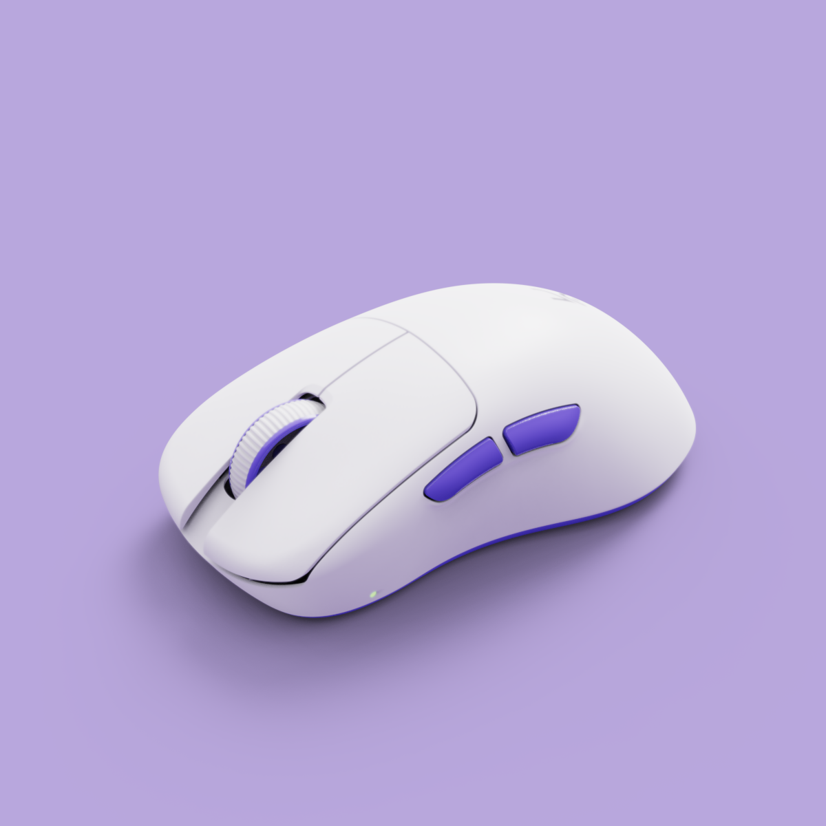 Anzu V2 White Ultralight Ergonomic Wireless Gaming Mouse