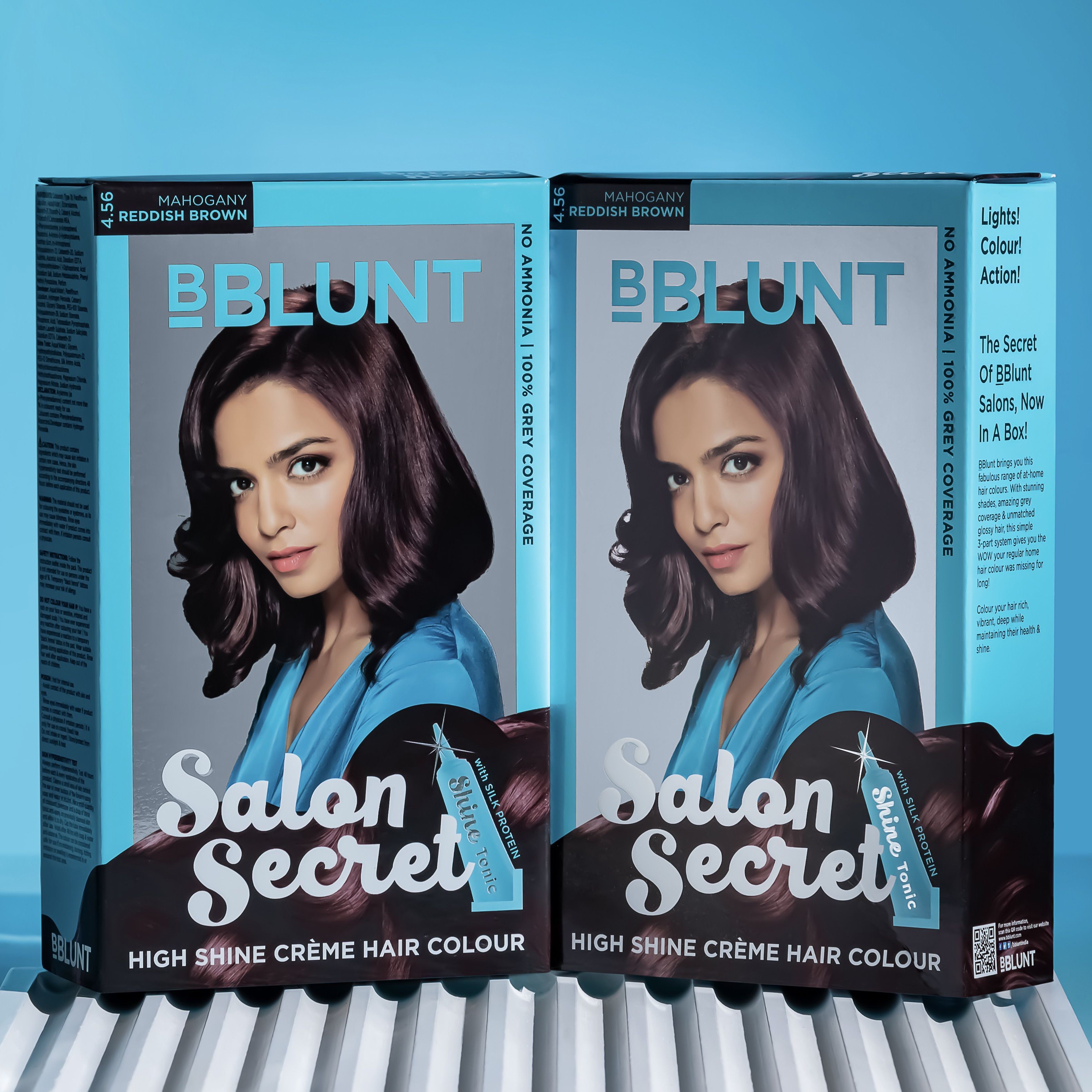 Salon Secret High Shine CrÃ¨me Hair Colour - Mahogany - Pack of 2