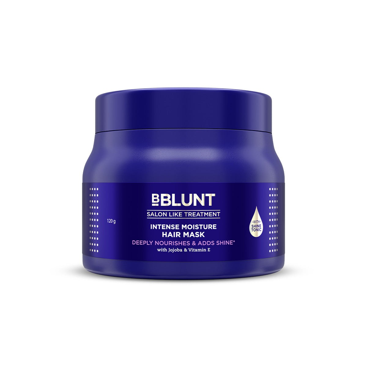 Intense Moisture Hair Mask with Jojoba Oil & Vitamin E for Nourished & Shiny Hair- 120 g