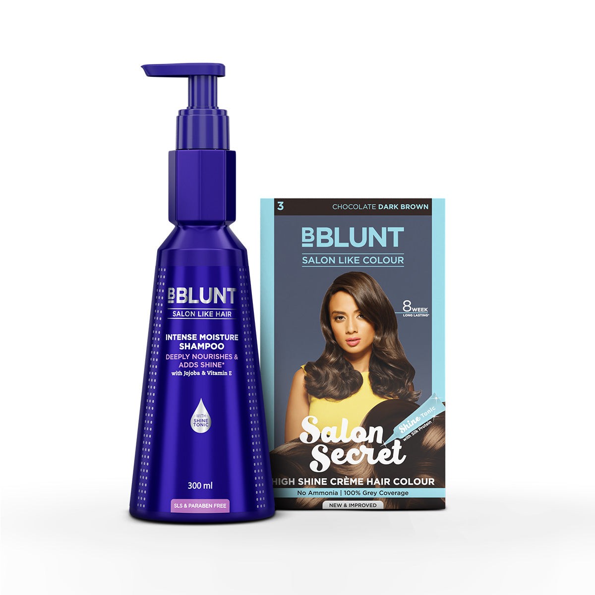 Chocolate Hair Color + Intense Moisture Shampoo